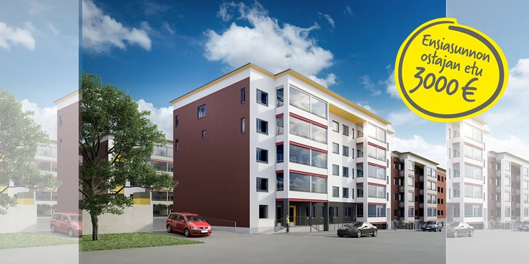 Vuokrataan Kerrostalo Kaksio Kuopio Keskusta Tulliportinkatu 6 A 1